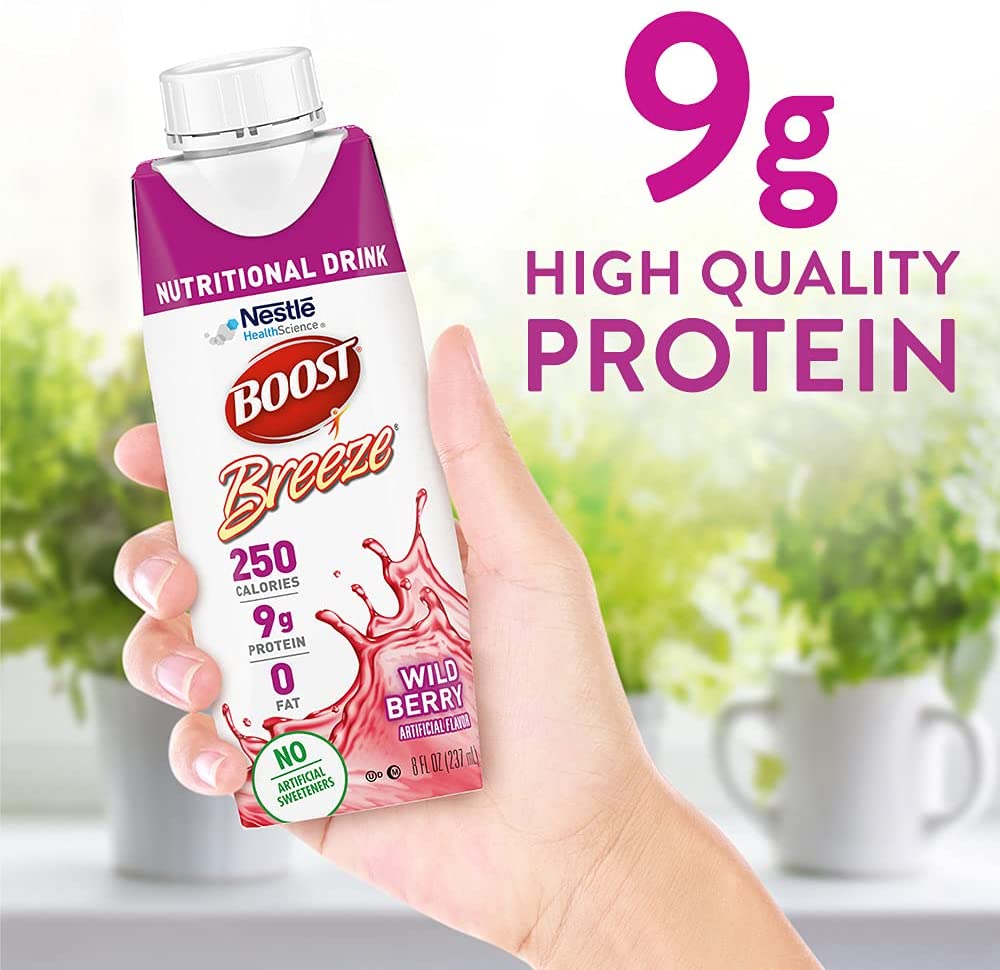 Nestle Boost Breeze Nutritional Drink, 8 fl oz. Cartons - Image 7