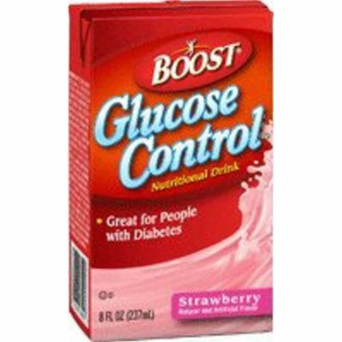 Nestle Boost Glucose Control 250 Cal 8 oz: Strawberry, 27 Count