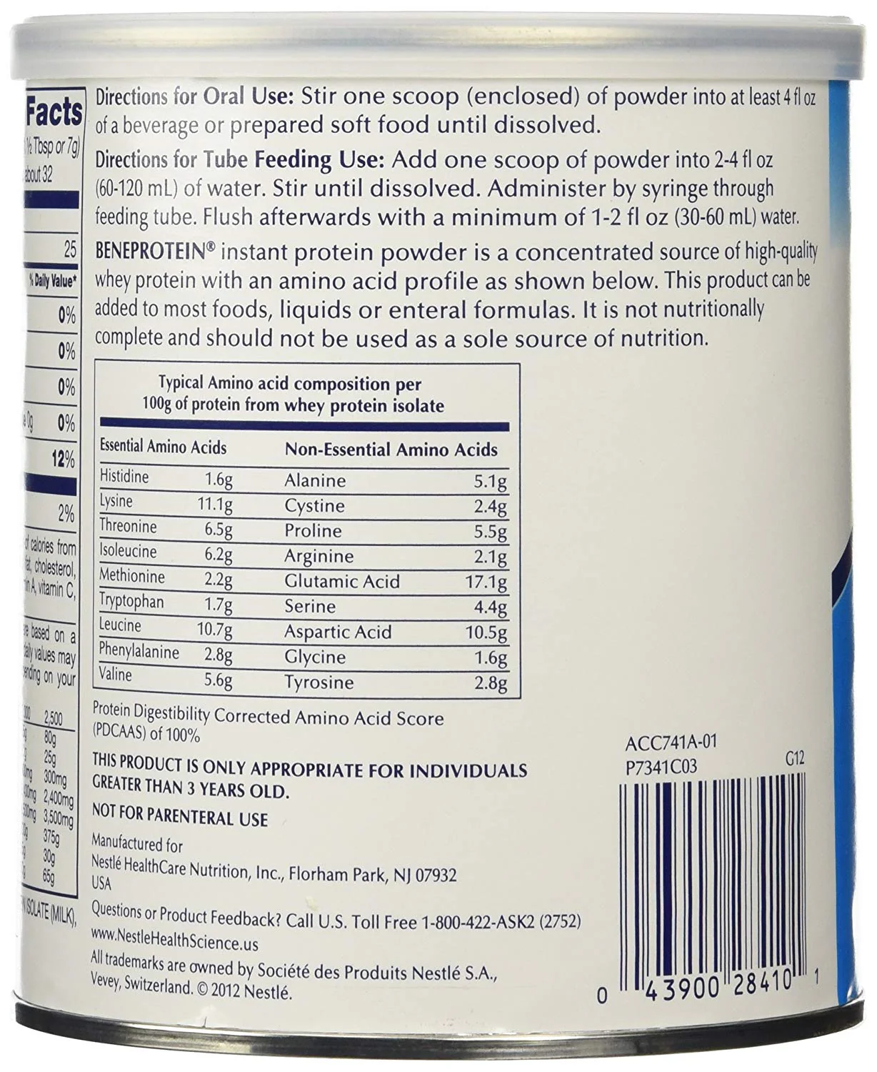 Nestle Resource Beneprotein: Unflavored, 6 Count