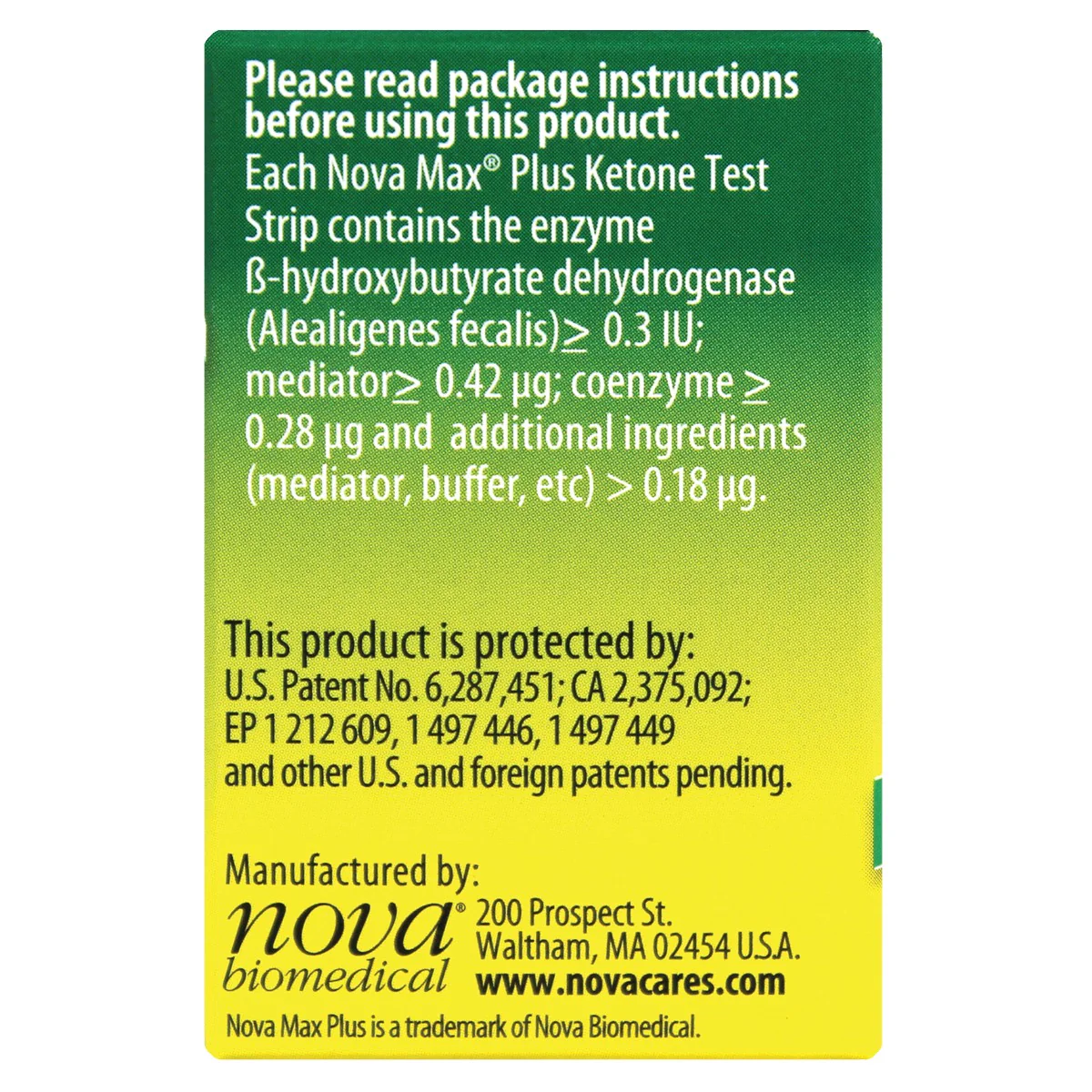 Nova Max Plus Ketone Test Strips - Image 3