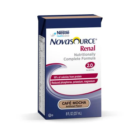 Novasource Renal Nutritional Drink 8 Oz Case of 27, Cafe Mocha