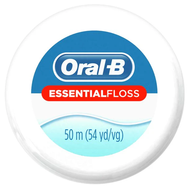 Oral-B EssentialFloss Mint Dental Floss, Cavity Defense, Waxed, 50m - Image 2