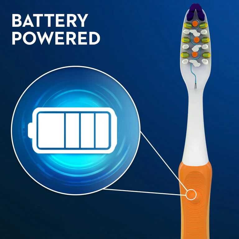 Oral-B Vibrating Pulsar Battery Toothbrush with Microban, Soft - Image 8