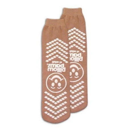 Pillow Paws Ankle High Slippers X-Large Case of 48, Tan - Image 2