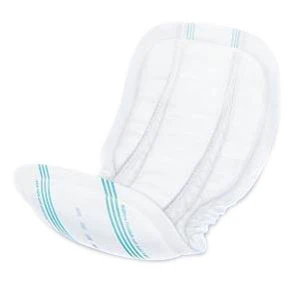 Poise Moderate Pads - 12 2/5", Pack of 16, Moderate Absorbency, Female, Polymer, Disposable, Long