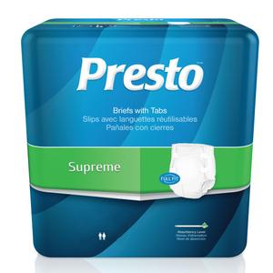 Presto Plus Medium Brief, Pack of 16