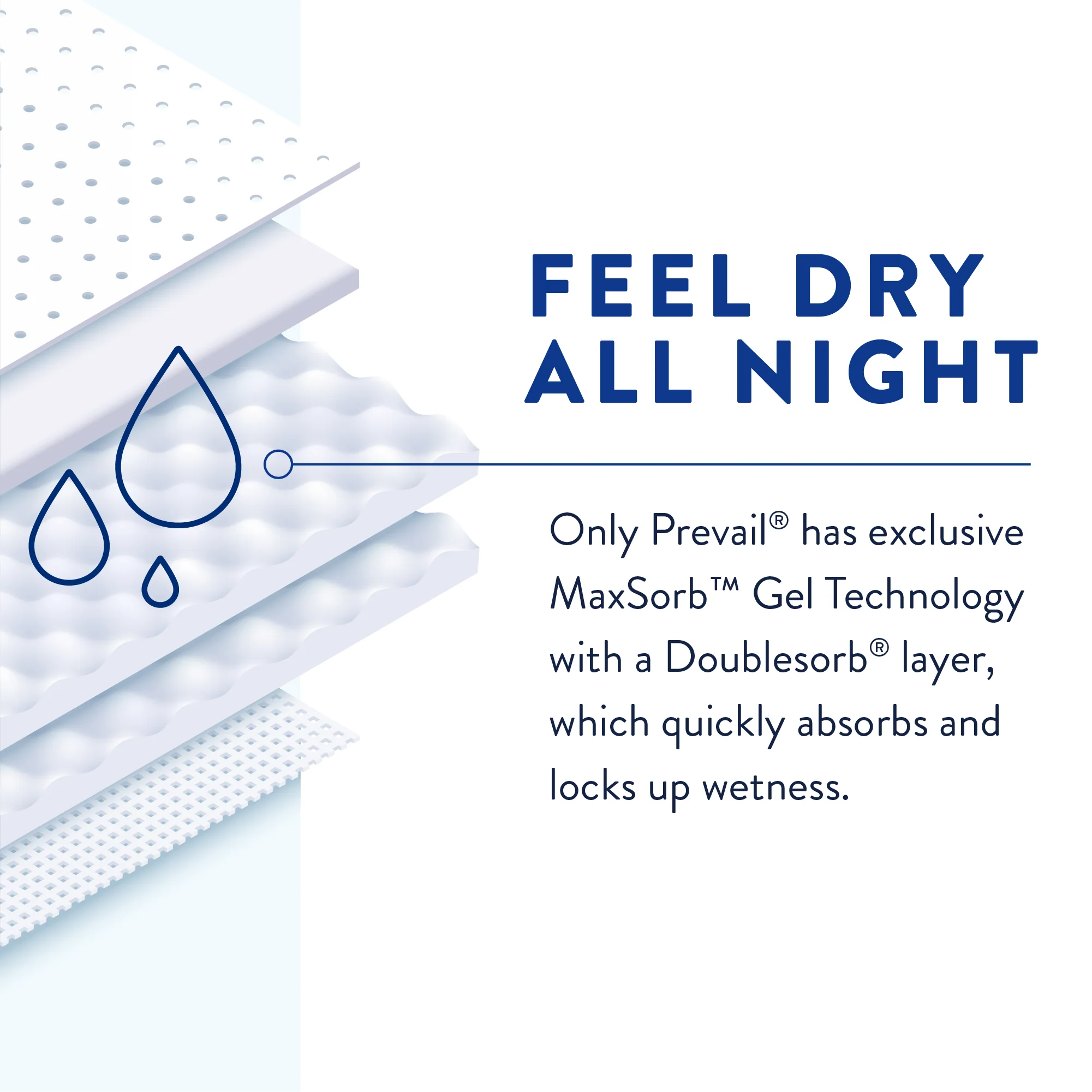 Prevail Air Overnight Briefs, Overnight Absorbency, Breathable, Refastenable Tabs - Image 9