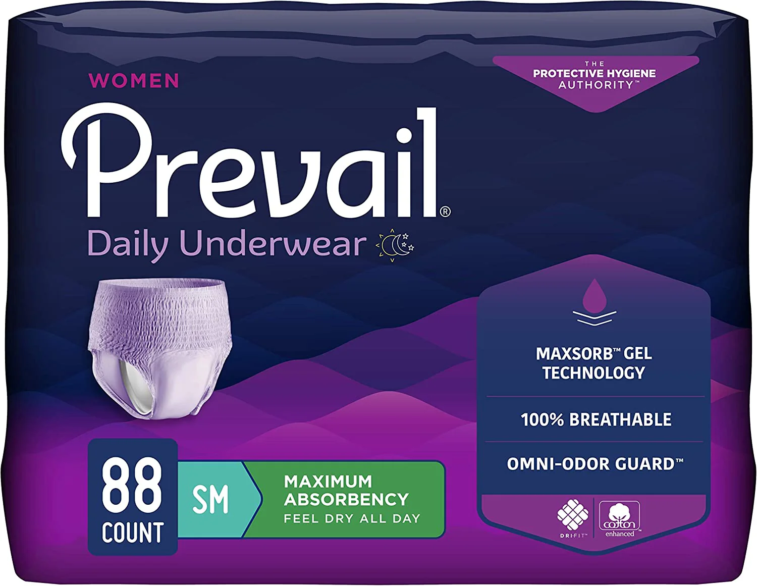Prevail Incontinence Protective Underwear for Women, Maximum Absorbency, Pull On with Tear Away Seams - Image 6