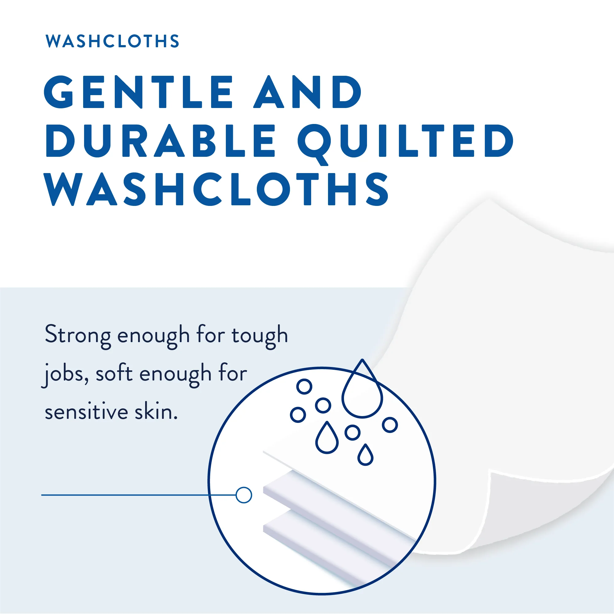 Prevail Premium Washcloths, Soft Packs, Aloe / Vitamin E / Chamomile - Image 3