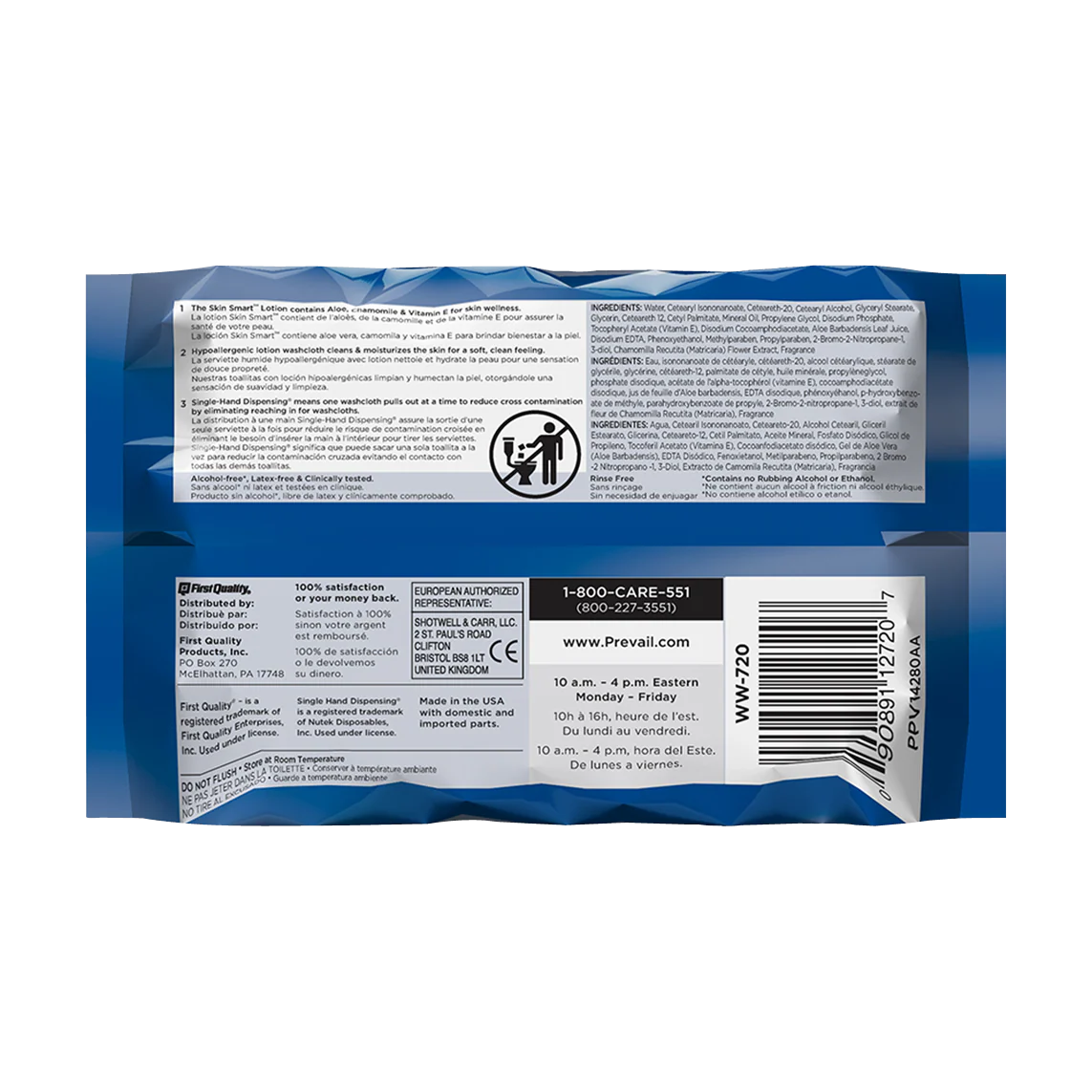 Prevail WW-720 Washcloths, Case of 576 - Image 2