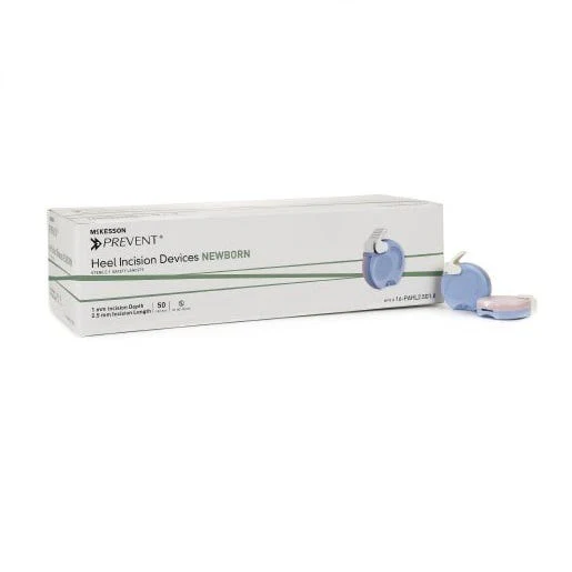 Prevent Safety Lancet Fixed Depth Lancet Blade 1.0 Mm Depth 2.5 Mm Blade, Box of 50