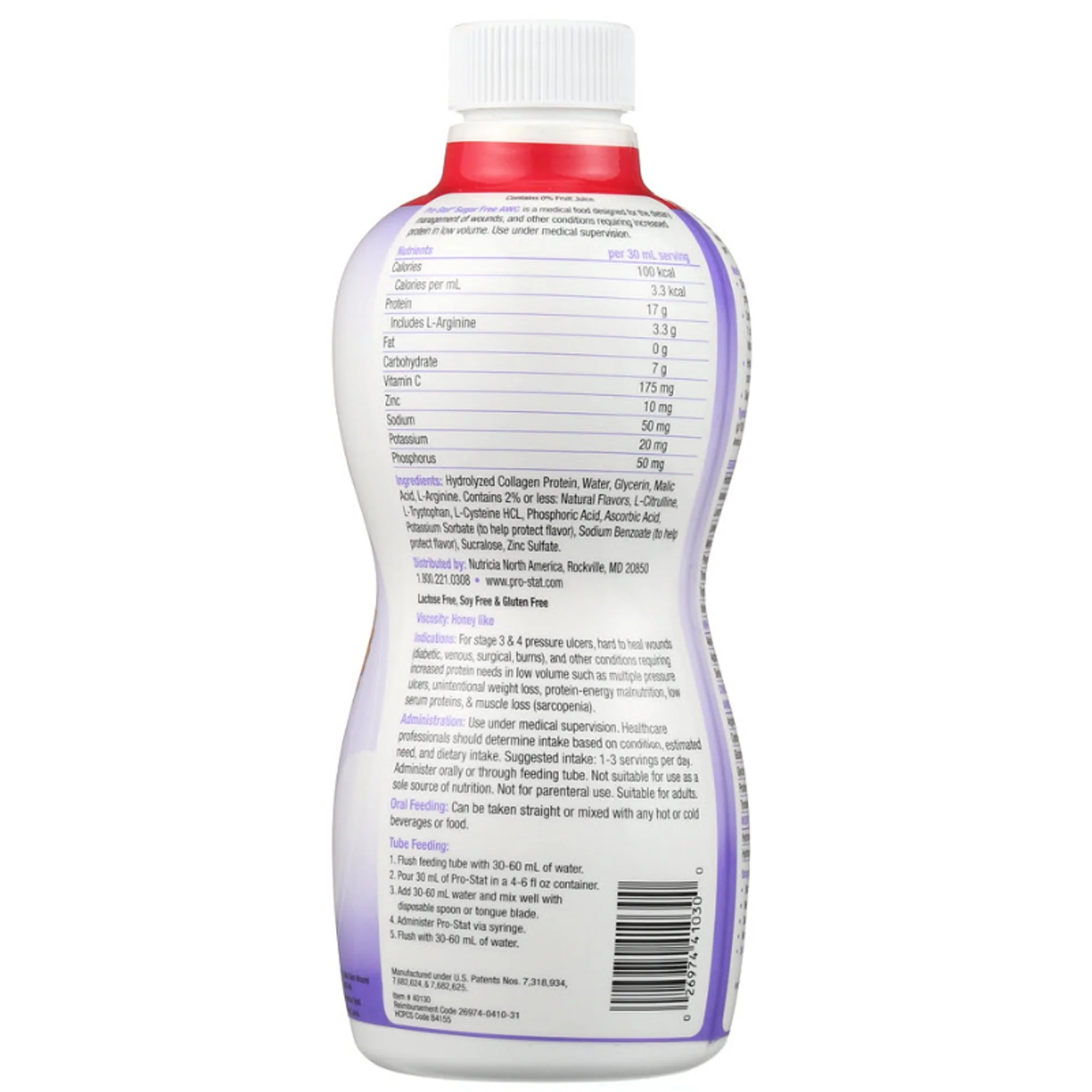Pro-Stat Advanced Wound Care (AWC) Concentrated Liquid Protein Medical Food, 30 Ounce Bottle - Image 4