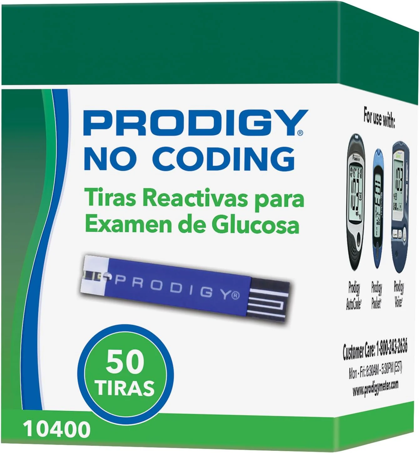 PRODIGY No Coding Blood Glucose Test Strips, Box of 50 Strips - Image 4