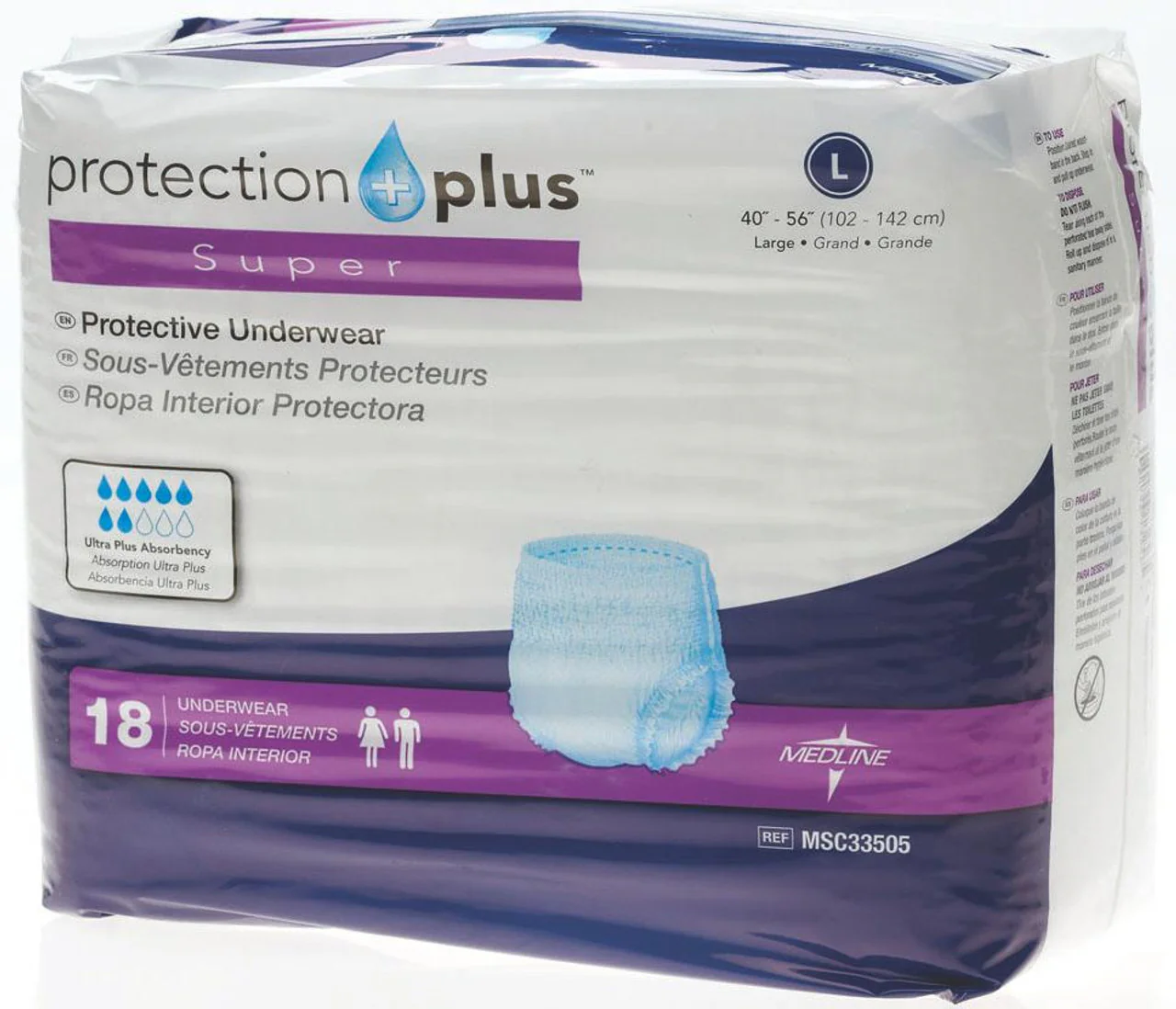 Protection Plus Super Protective Adult Underwear - Image 3