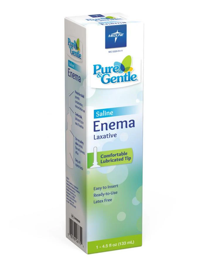 Pure & Gentle Disposable Saline Enema, Case of 24