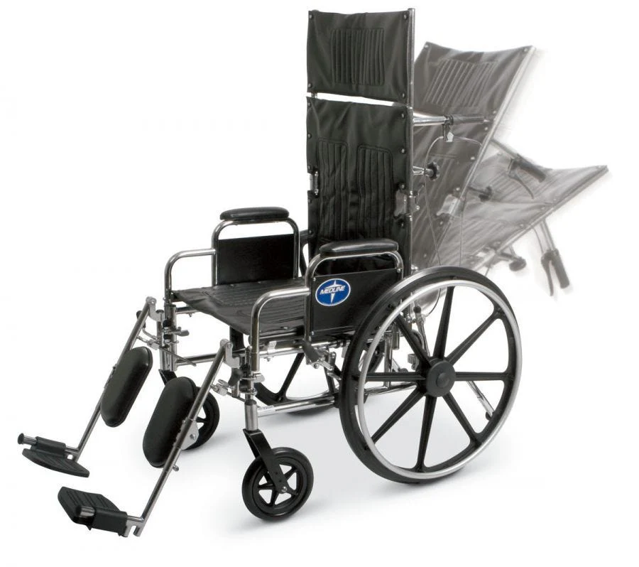 Reclining Wheelchairs, Seat Width 20"