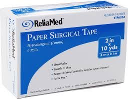 ReliaMed PA05A Paper Surgical Tape, 1 Roll