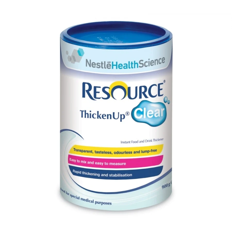 Resource Thickenup Clear Instant Food Thickener, Unflavored, 4.4oz 8 Pack