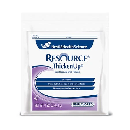 Resource Thickenup Instant Unflavored Food Thickener 6.4g Packets, Case of 75