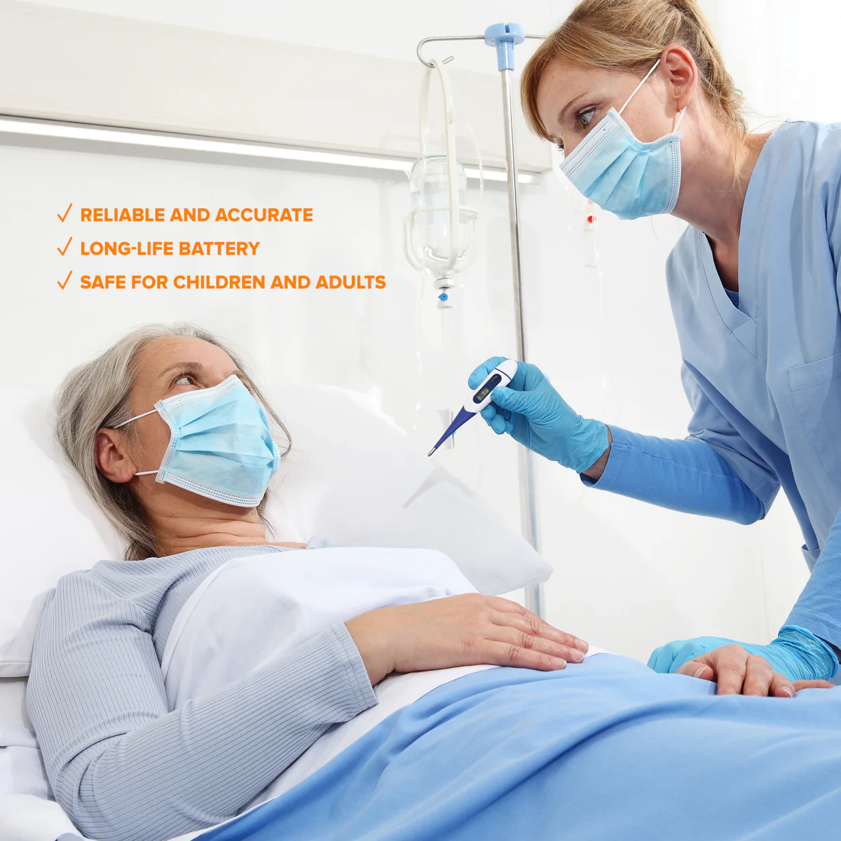 RightCare Digital Thermometer for Oral, Armpit, and Body Temperature with Flexible Soft Tip for Easy Fast Results, All Ages - Image 4