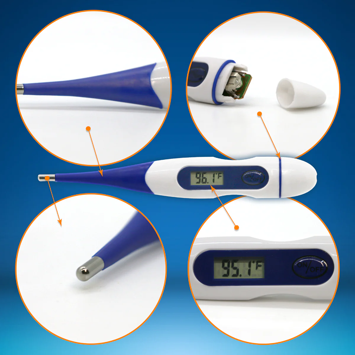 RightCare Digital Thermometer for Oral, Armpit, and Body Temperature with Flexible Soft Tip for Easy Fast Results, All Ages - Image 6