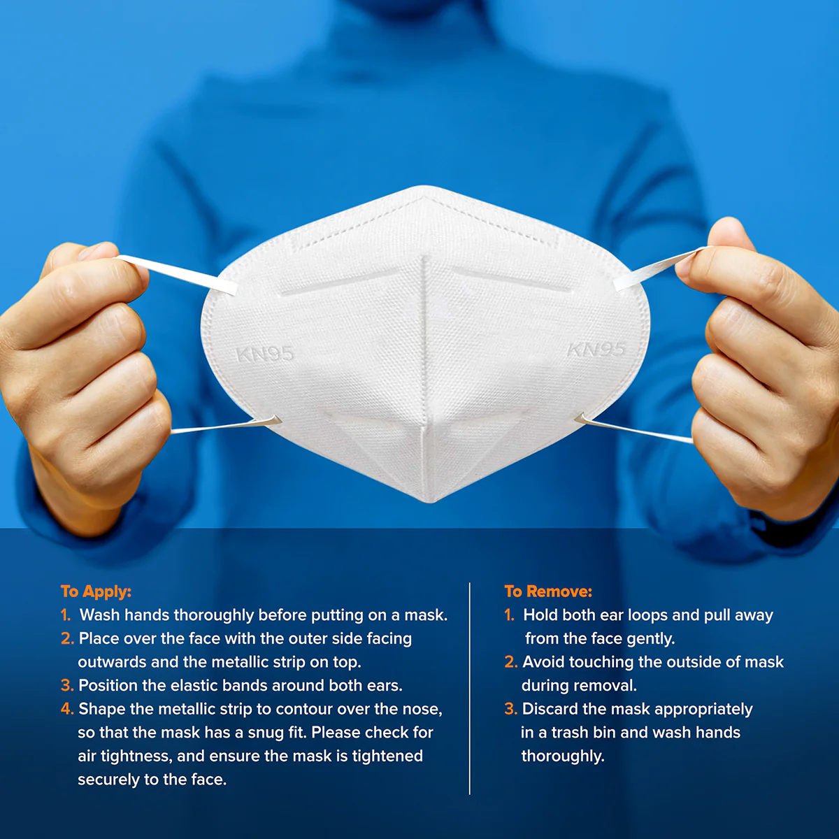 RightCare KN95 Protective Face Mask, 99% Filter Efficiency, 5-Ply Mask - Image 15