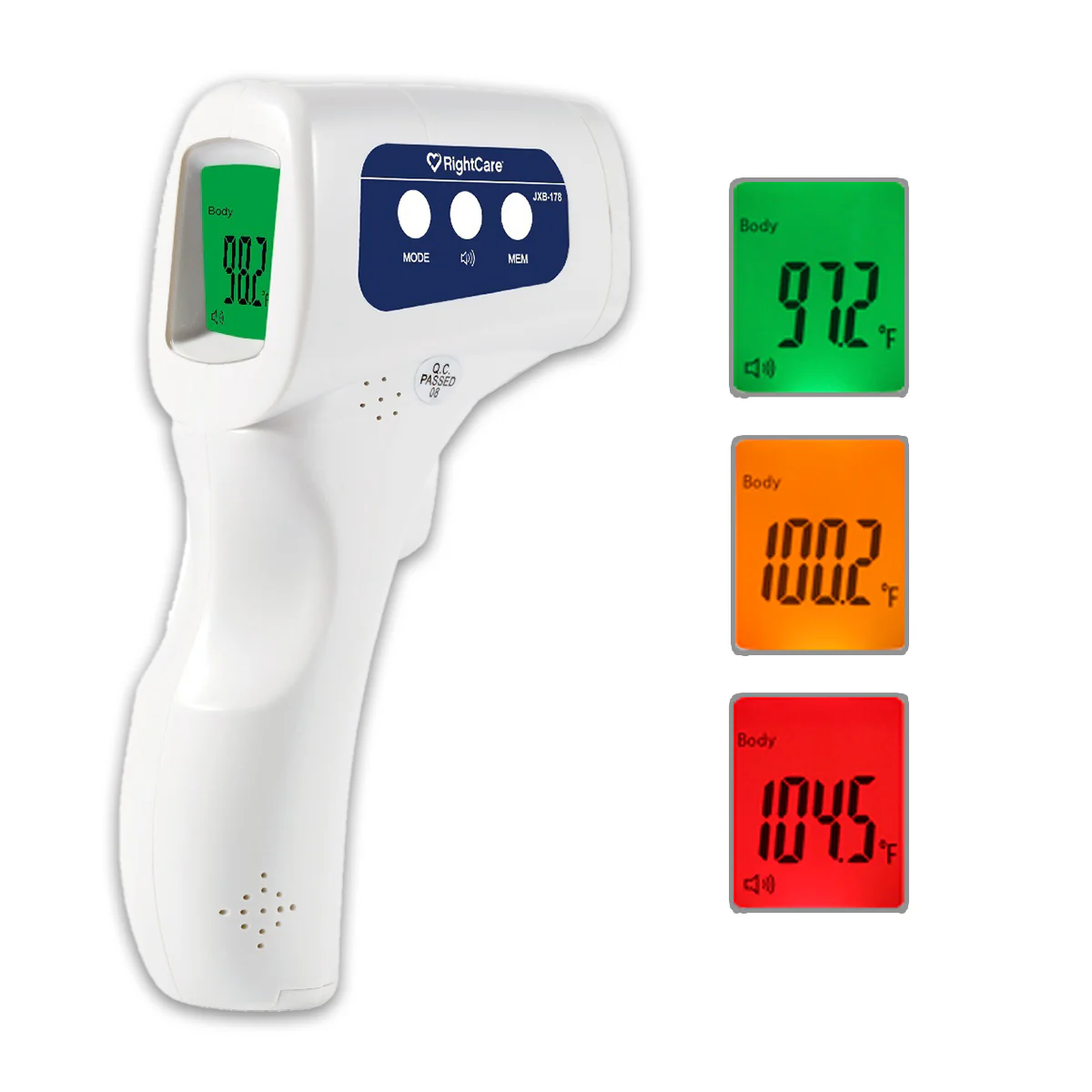 RightCare No-Touch IR Forehead Thermometer with Instant Results
