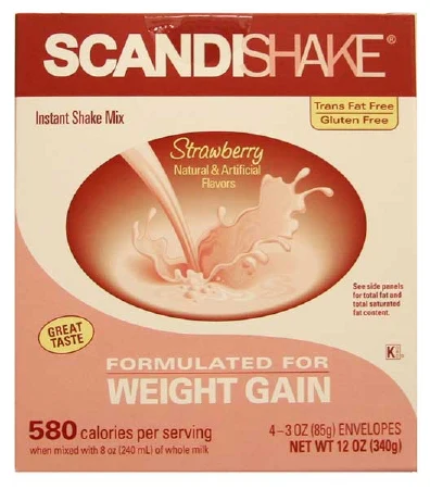 Scandishake Oral Supplement Strawberry 3 oz. - Box of 4 packets