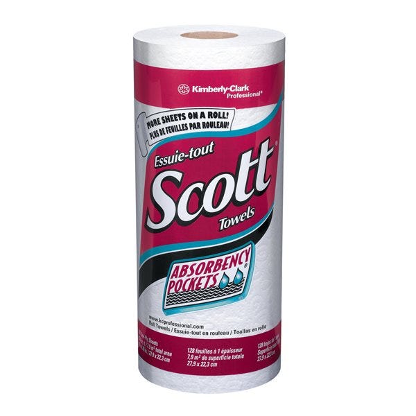 Scott Kitchen Paper Towels , 8.78 x 11 Inch, 1-Ply, 1 Each, White - Image 2