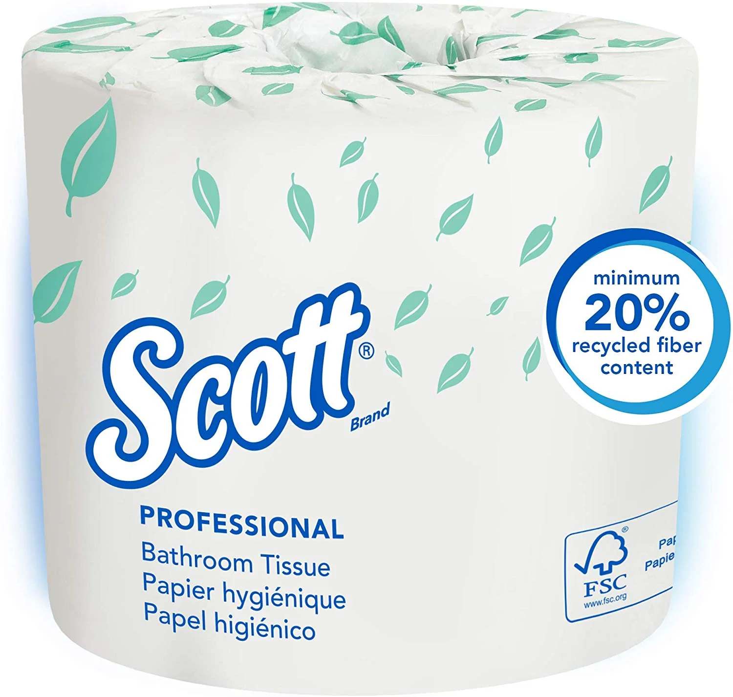 Scott Toilet Tissue: 80 Count, White, 4" x 4.1" (Sheet Size)