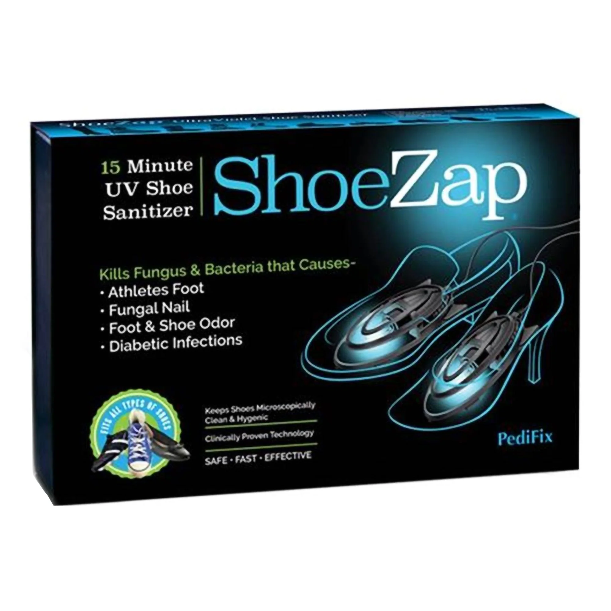 ShoeZap UV Shoe Sanitizer, Case of 10