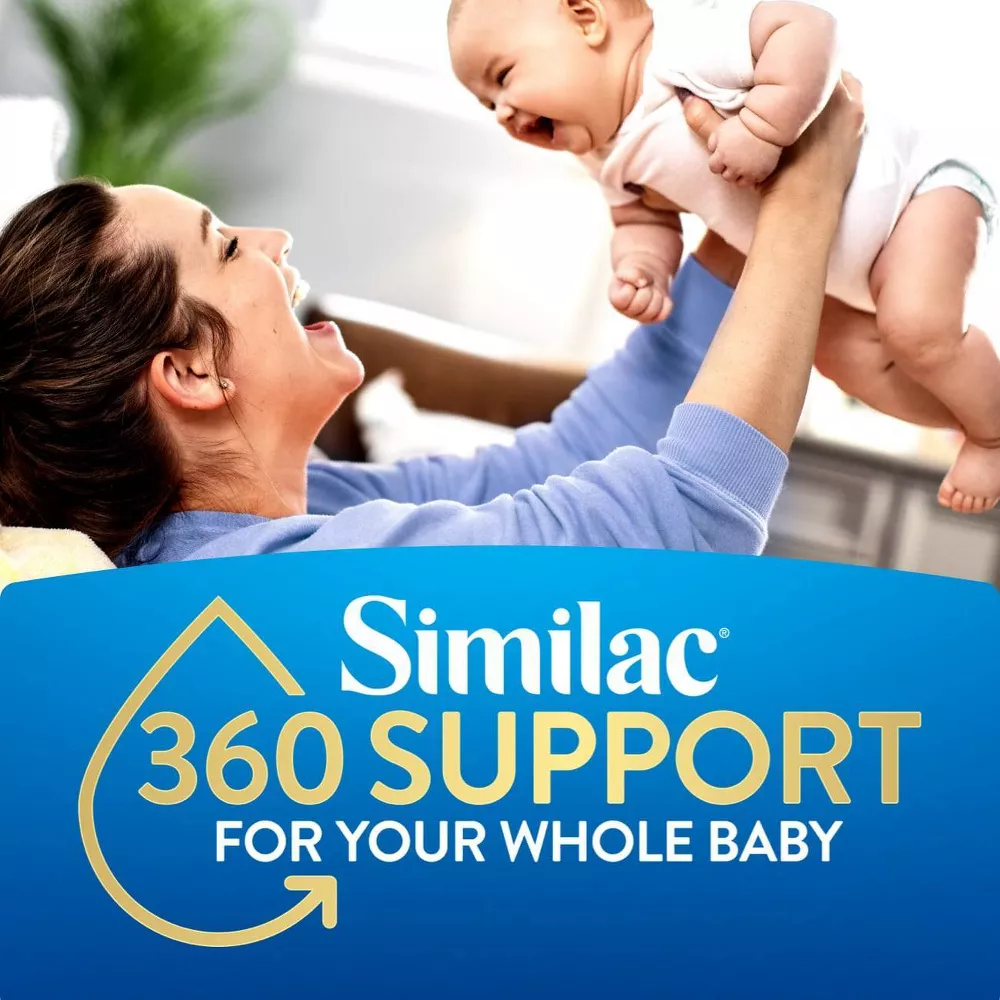 Similac 360 Total Care Non-GMO Infant Formula Powder, 5 HMP Prebiotics, Immune Support, 30.8 Oz., 1 Each or Case of 6 - Image 6