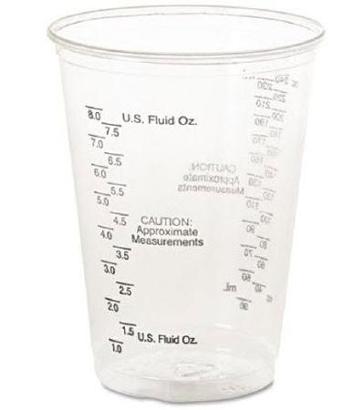 Solo Ultra TP10DGM Clear Drinking Cup 10 oz. Clear Polyethylene Disposable, Pack of 50