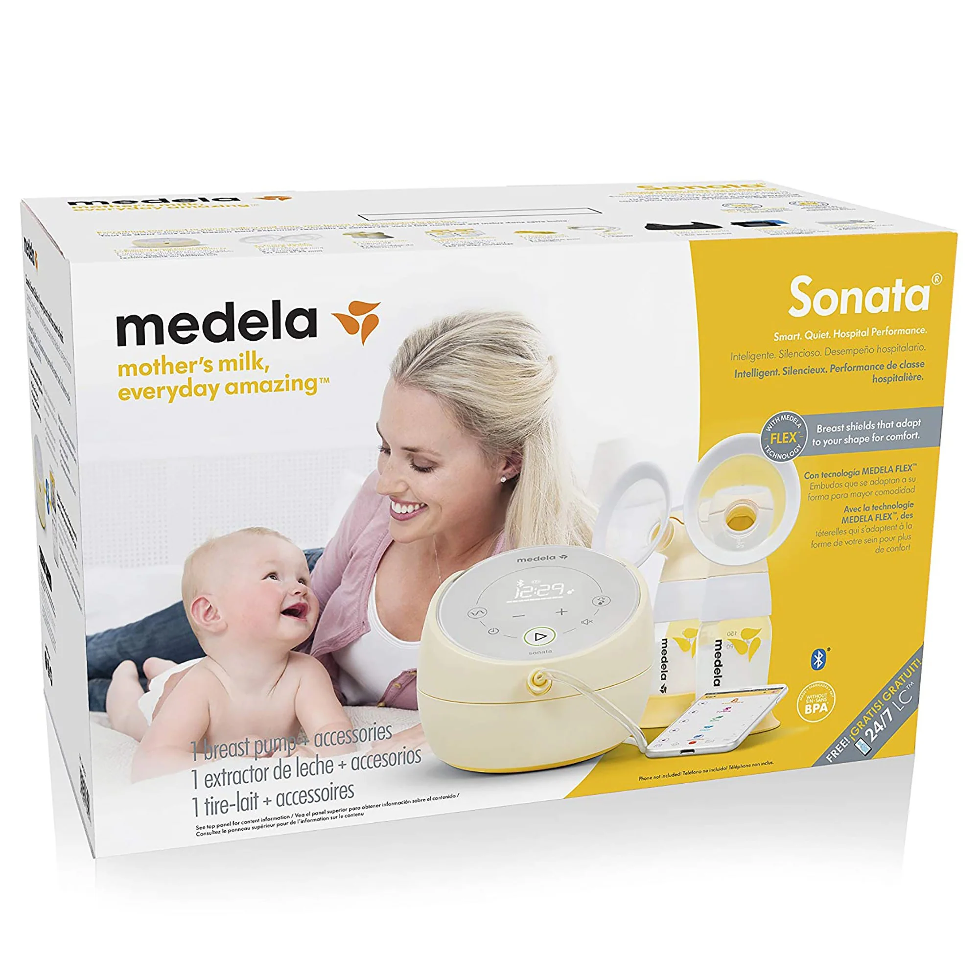 Sonata Double Electric Breast Pump Kit, 1 Each - Image 2