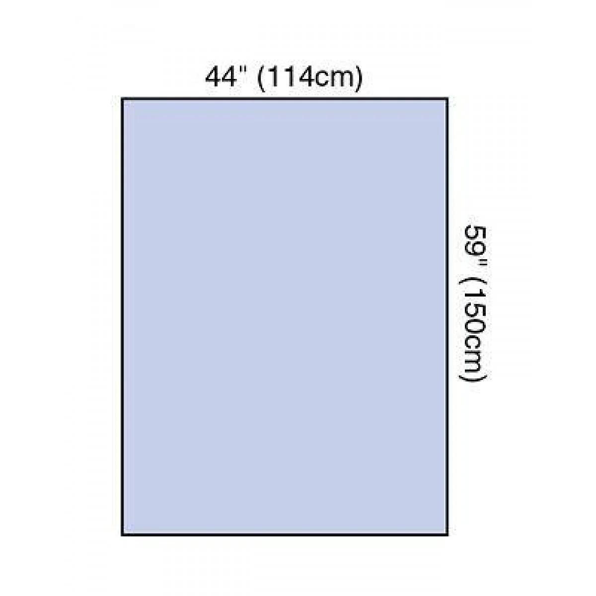 Steri-Drape 9072 Drape Sheet/Back Table Cover, Case of 80