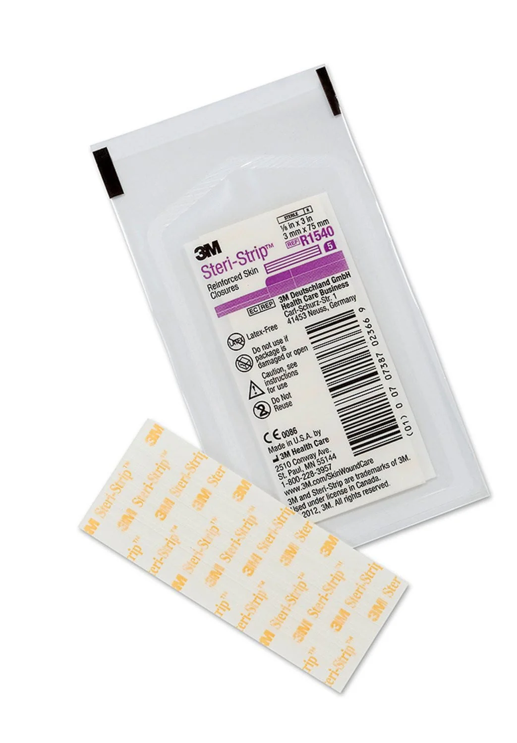 Steri-Strip Reinforced Adhesive Skin Closures Pack of 5, White