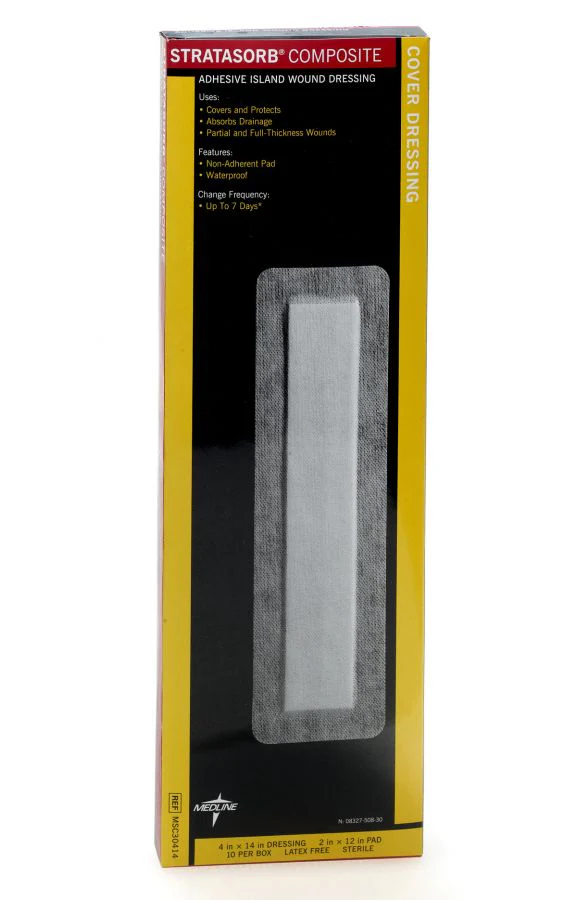 Stratasorb MSC30414 Composite Island Dressing box of 10 - Image 2