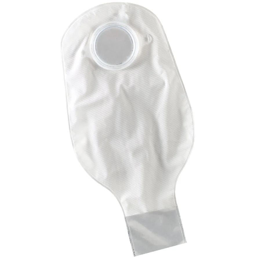 Sur-Fit Natura Two-Piece Pouch, Drainable, Clipped Closure, 12 Inch, No Filter