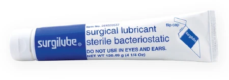 Surgilube Lubricating Jelly 4.25 oz. Flip Top Tube Sterile Box of 12