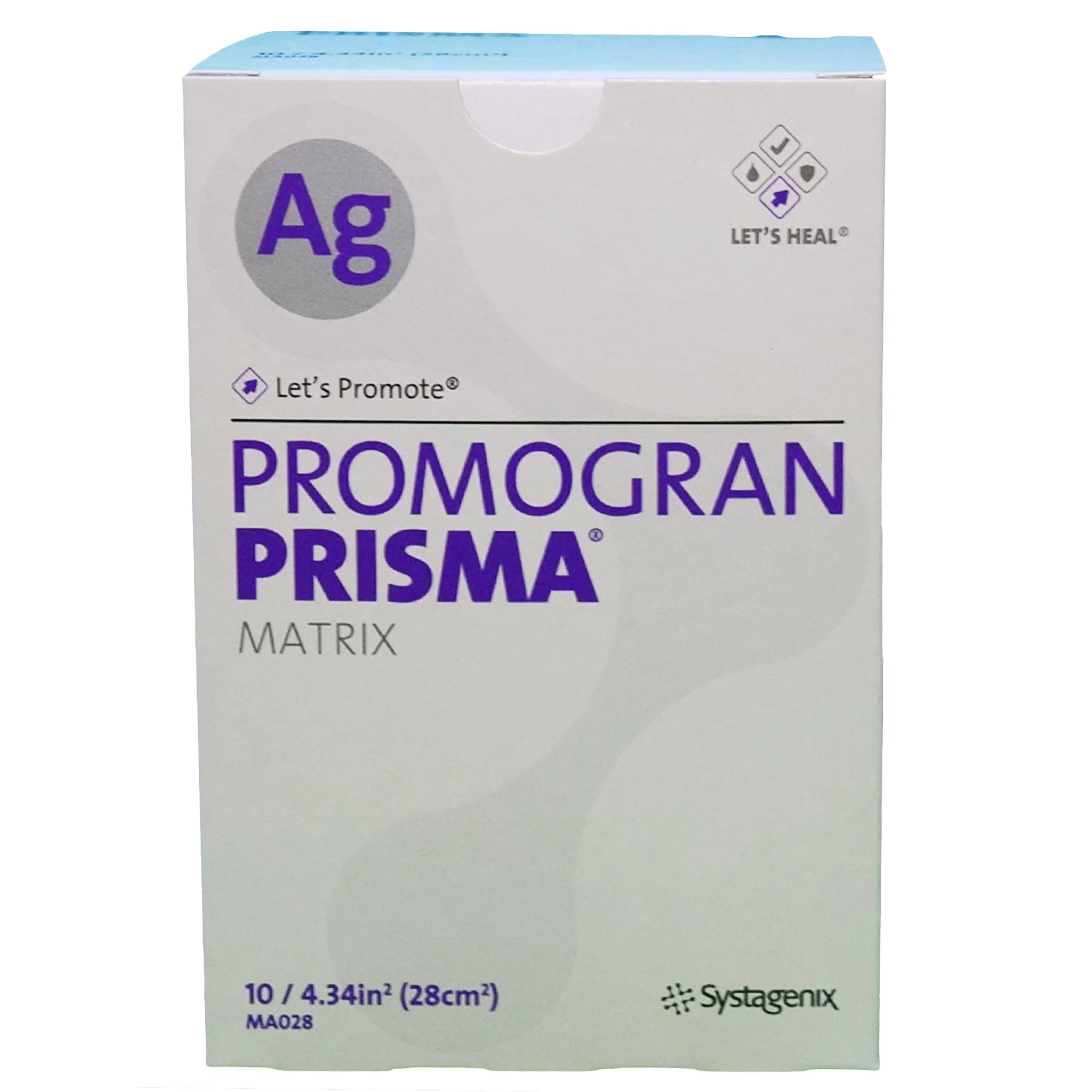 Systagenix Promogran Prisma Matrix Silver Collagen Dressing, 4-3/10 Square Inch, Hexagon, Sterile, Box of 10 - Image 4