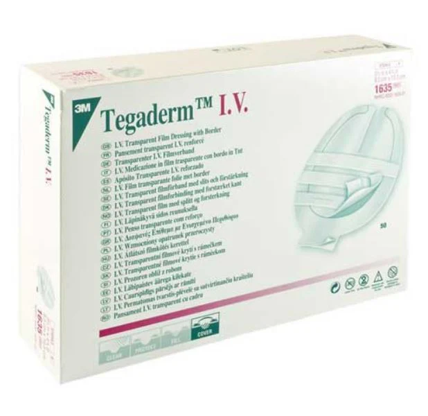Tegaderm 1635 I.V. Transparent Film Dressing, Case of 200 - Image 2