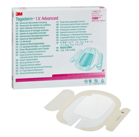 Tegaderm 1689 I.V. Advanced Securement Dressing, Box of 25 - Image 2