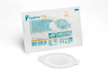 Tegaderm 3587 Transparent Dressing with Absorbent Pad, 1 Dressing - Image 2