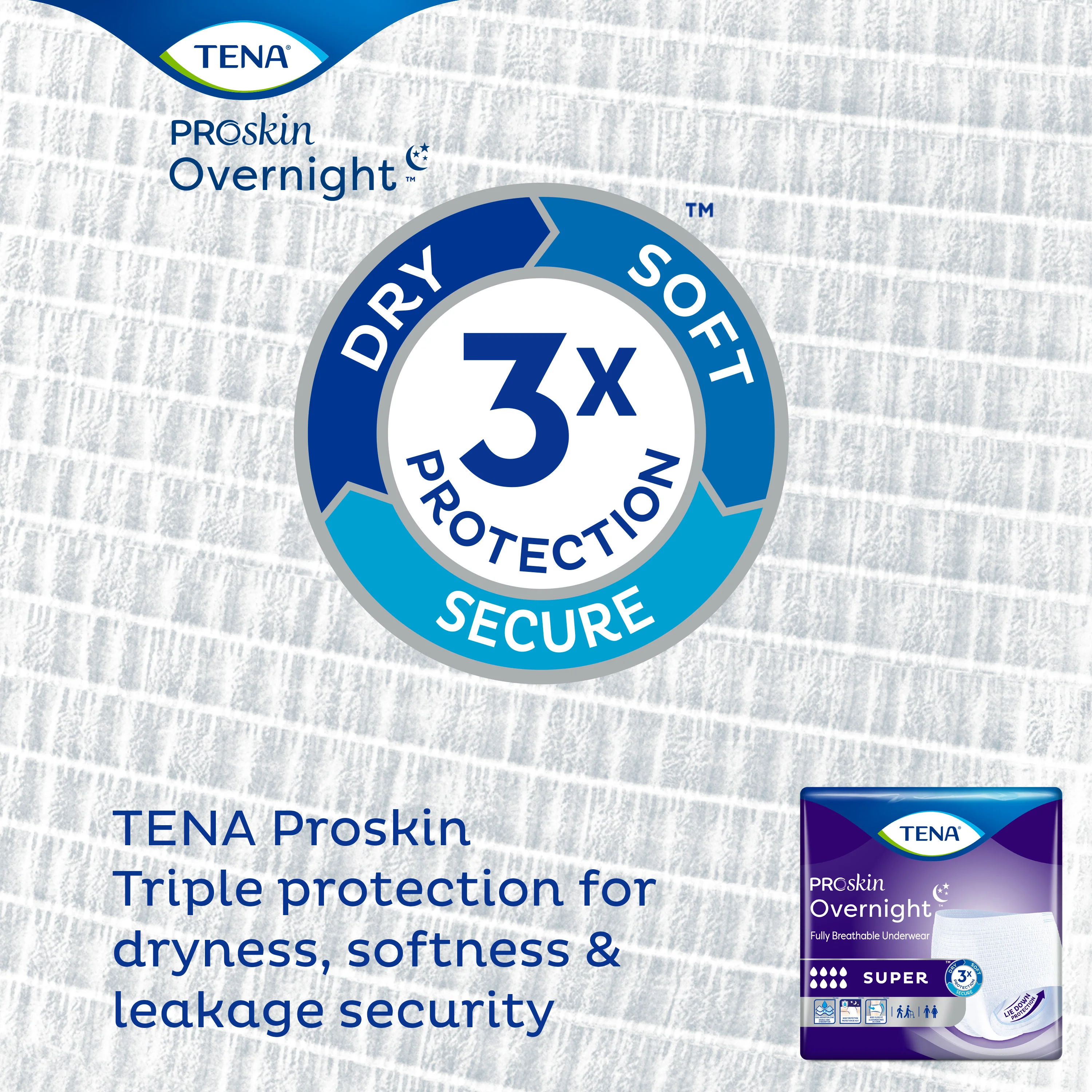 TENA Overnight Super Fully Breathable Underwear - Image 10