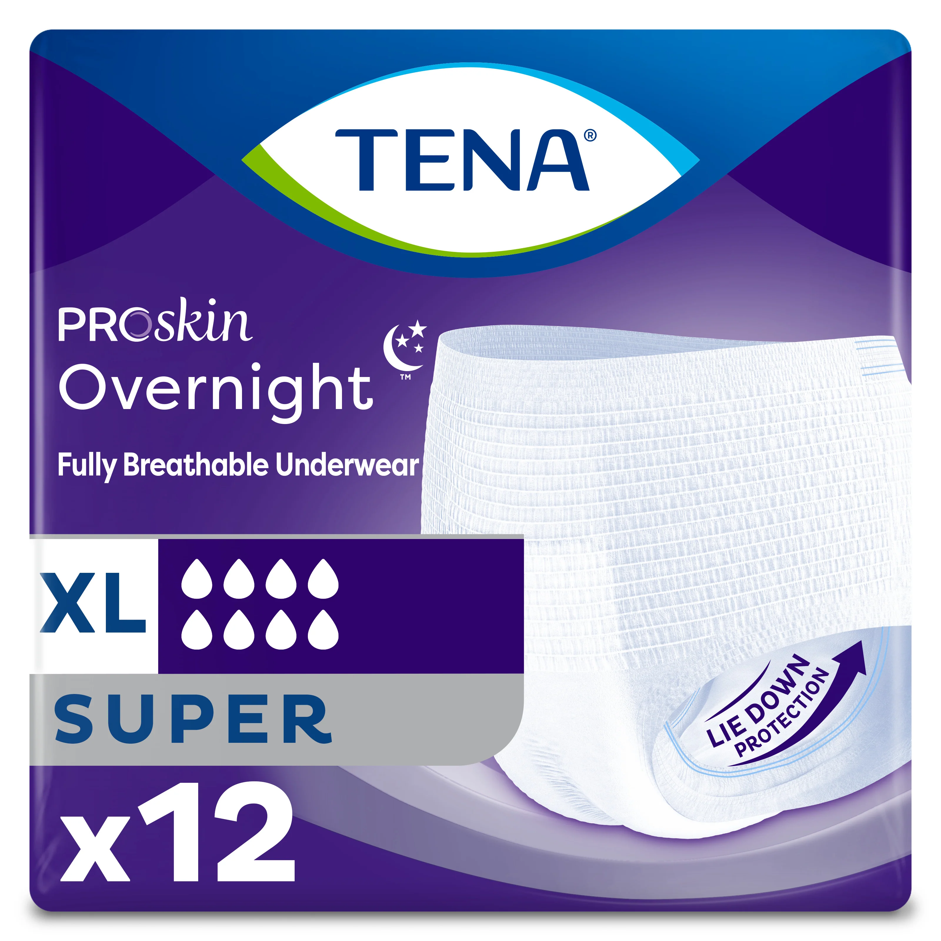 TENA Overnight Super Fully Breathable Underwear - Image 11