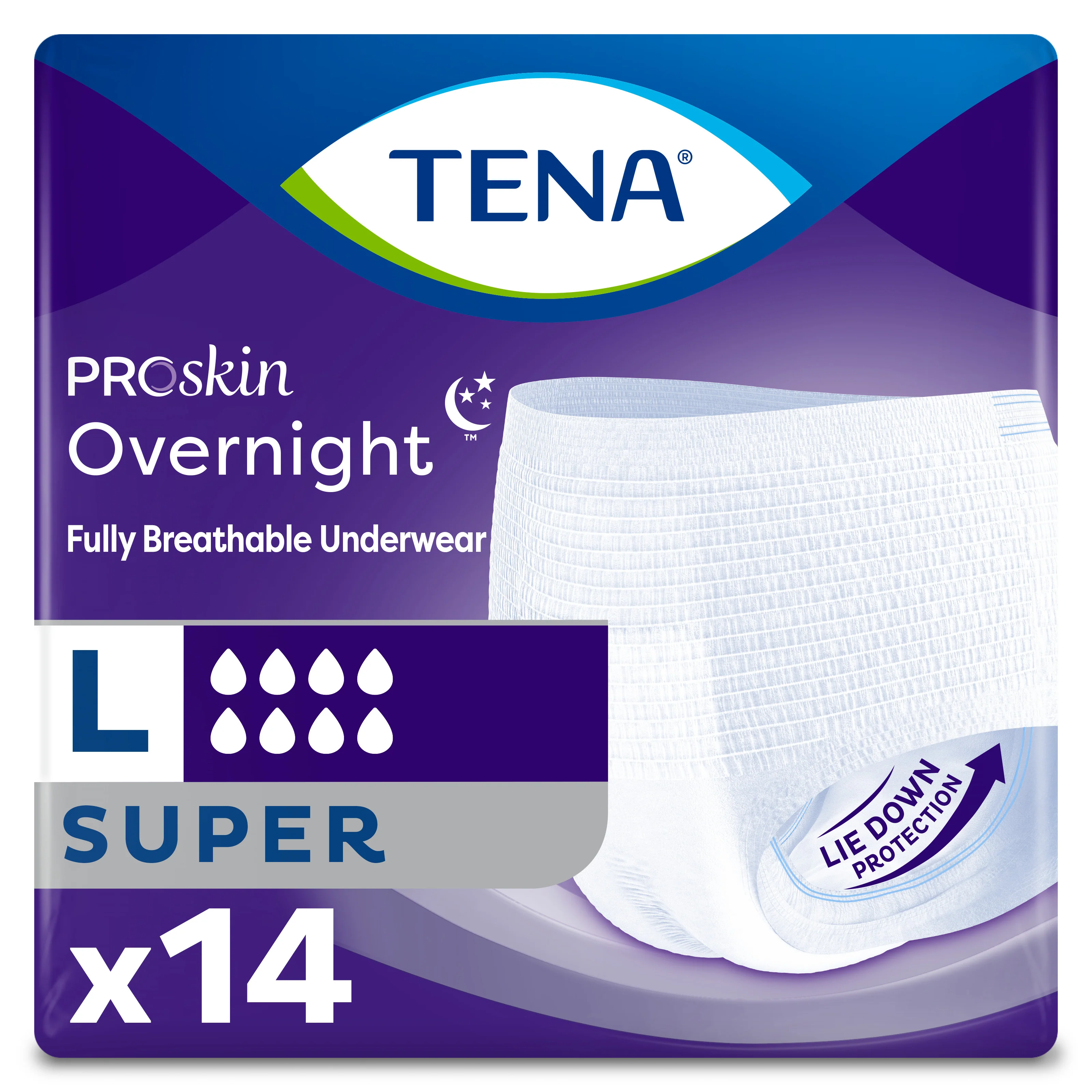 TENA Overnight Super Fully Breathable Underwear - Image 12