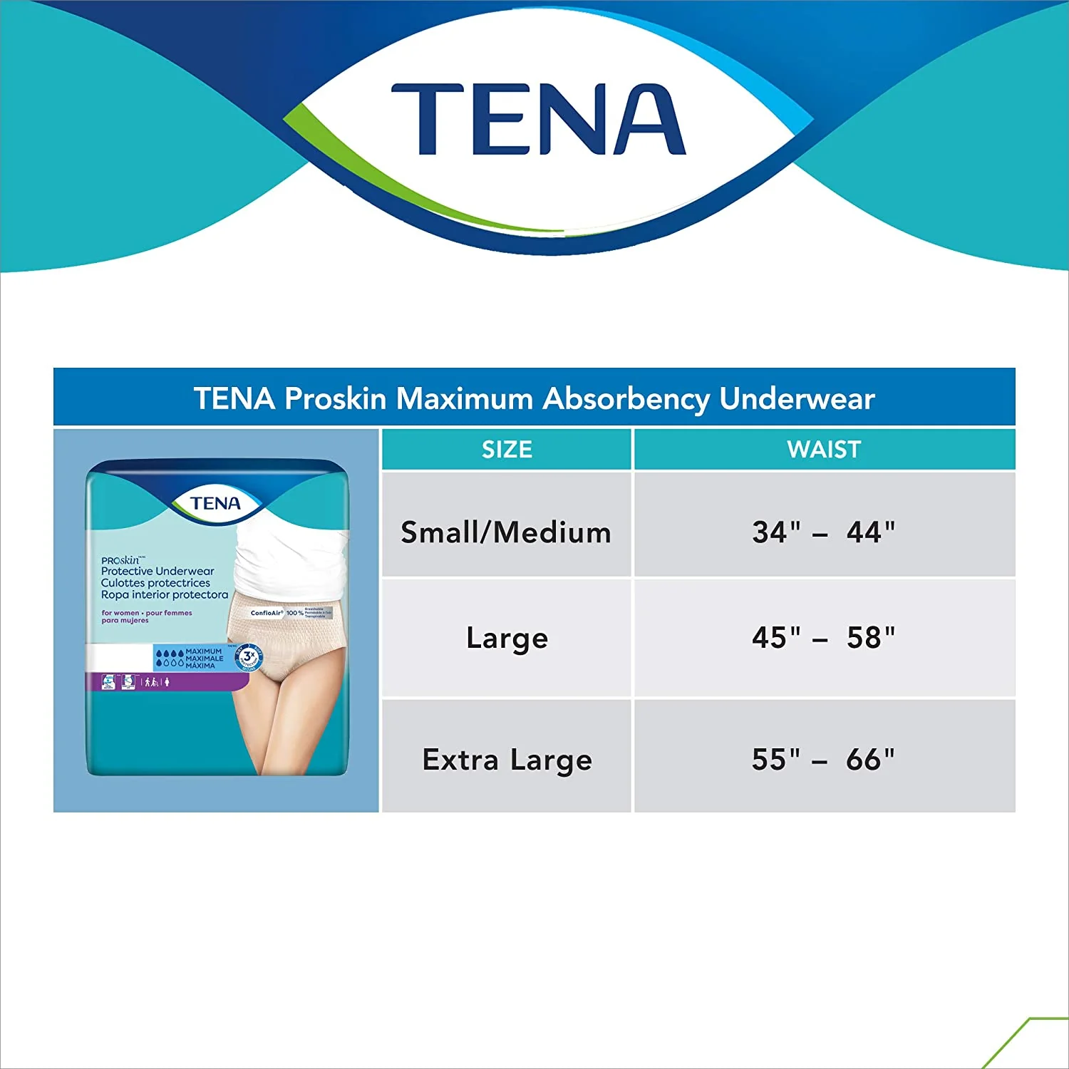 TENA ProSkin Incontinence Underwear for Women with Maximum Absorbency - Image 15