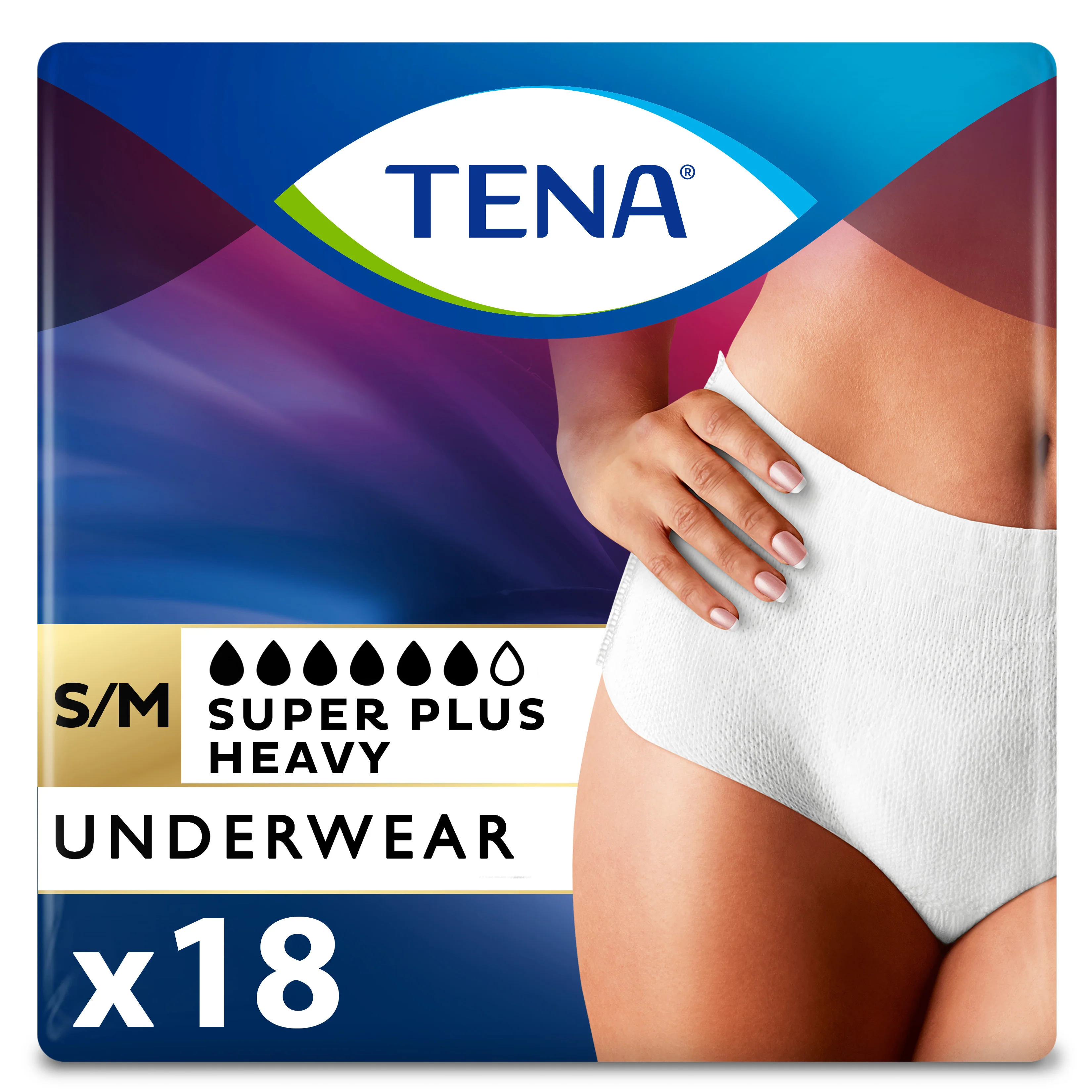 TENA Super Plus Incontinence Underwear - Image 9