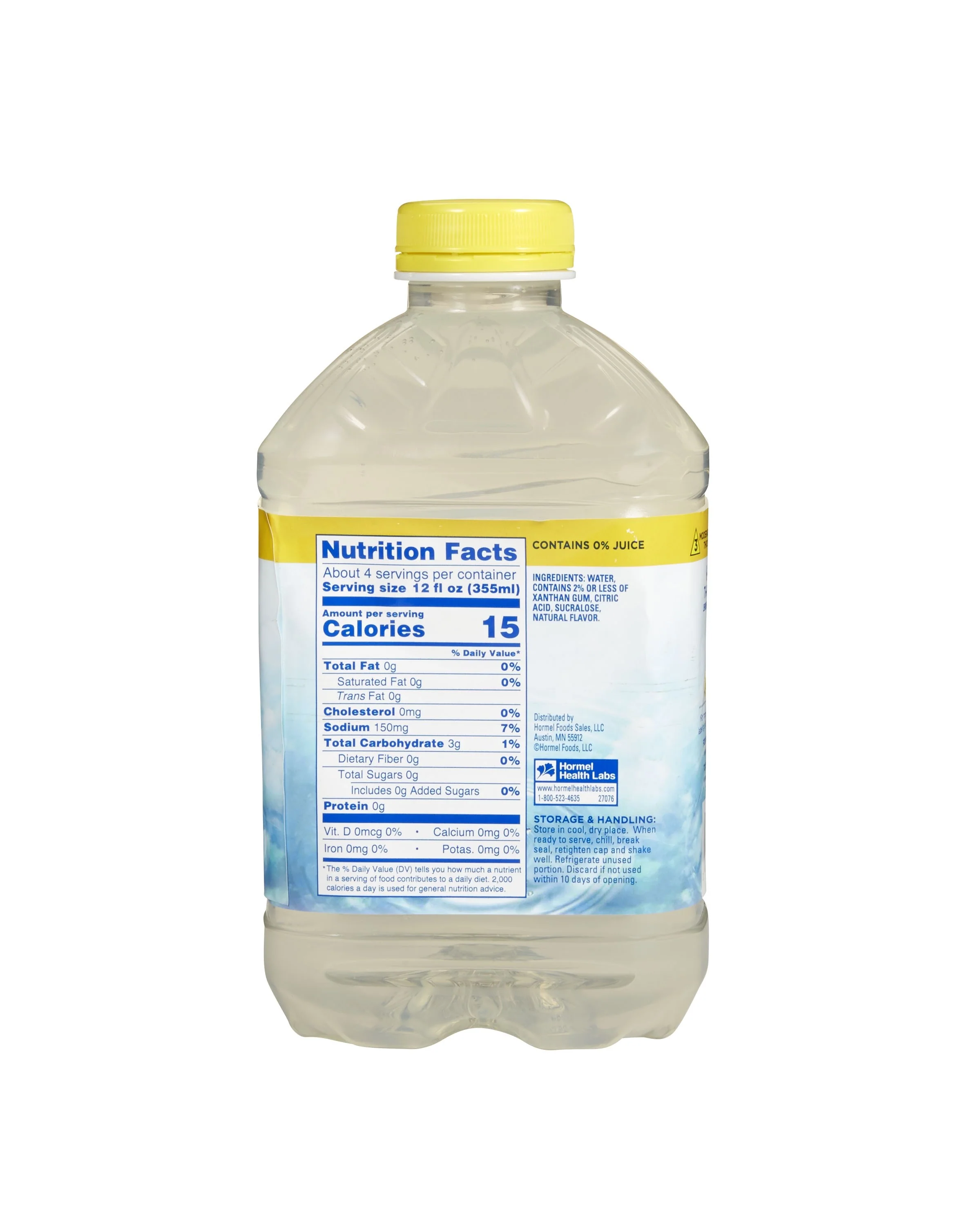 Thick & Easy Hydrolyte Thickened Water: Lemon, 48 oz, Honey Consistency, 6 Count