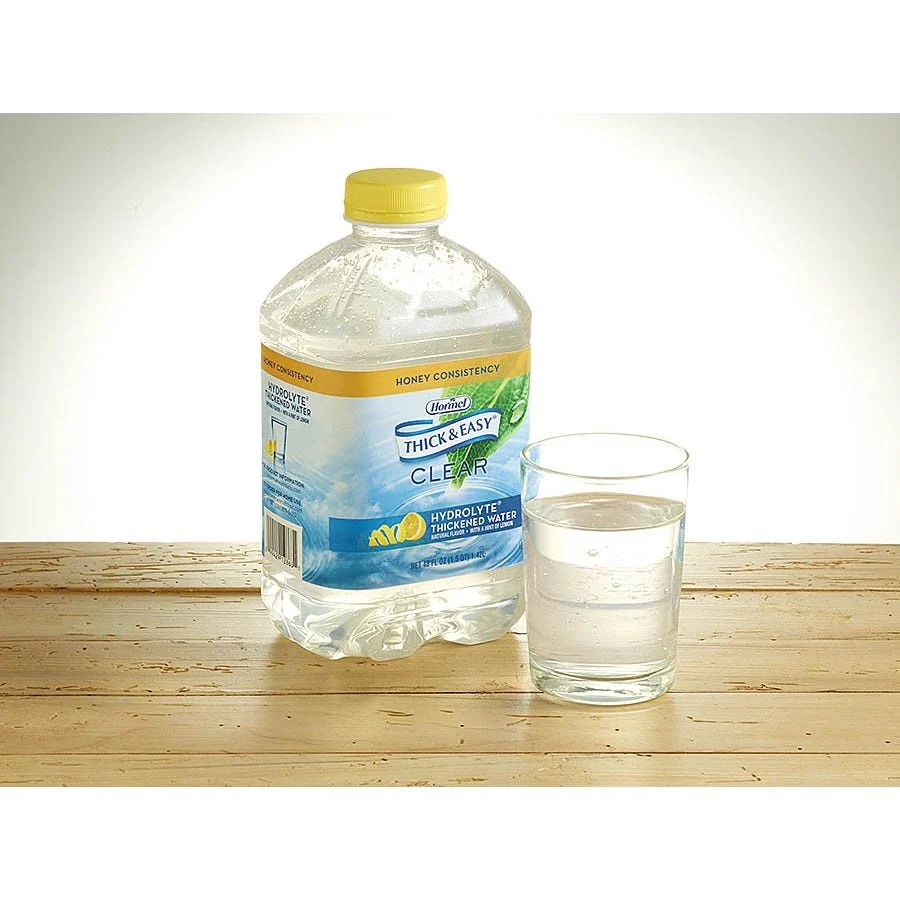 Thick & Easy Hydrolyte Thickened Water: Lemon, 48 oz, Honey Consistency, 6 Count - Image 2